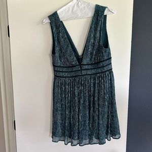 Lulu's Sparkly Blue Party Dress